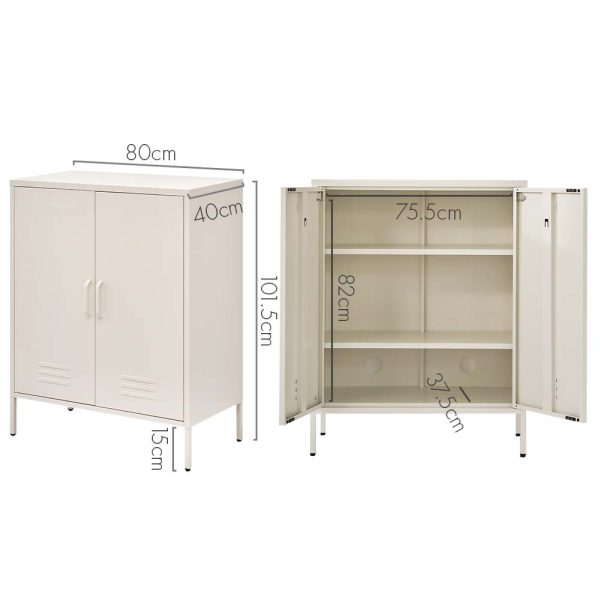 Buffet Sideboard Locker Metal Storage Cabinet – SWEETHEART