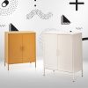 Buffet Sideboard Locker Metal Storage Cabinet – SWEETHEART – White