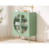 Buffet Sideboard Metal Cabinet – ELSA Green