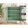 Buffet Sideboard Metal Cabinet – ELSA Green