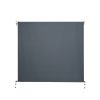 Outdoor Blind Privacy Screen Roll Down Awning Canopy Window – 1.5×2.5 m