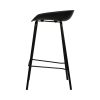 Metal Bar Stools – Black – 2