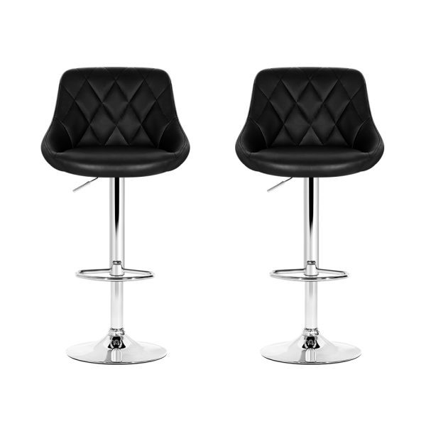 Bar Stools PU Leather Diamond Style