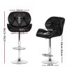 Kitchen Bar Stools – Black and Chrome – 4