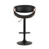 Bar Stools Gas Lift Leather w/Armrest