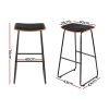 Bar Stools Kitchen Counter Stools Metal Chairs x2