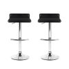 PU Leather Wave Style Bar Stools