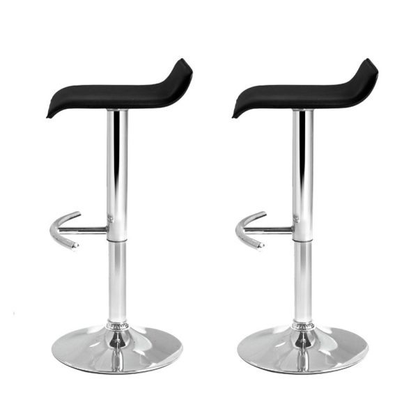 PU Leather Wave Style Bar Stools