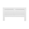 Bed Head Headboard King with Shelves – CABI White