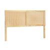 Bed Head Headboard Double Rattan – RIBO Pine