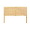 Bed Head Headboard Double Rattan – RIBO Pine