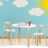 Nordic Kids Table Chair Desk Activity Study Play Children Modern – 3