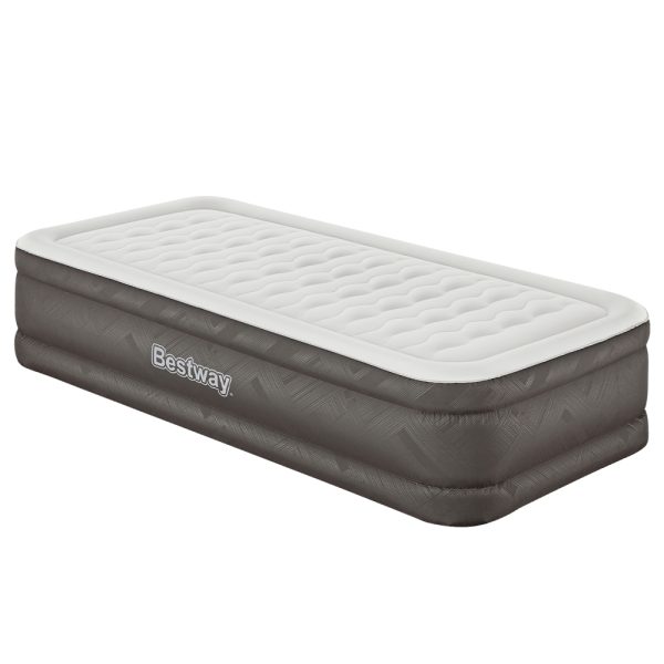 Air Mattress Single Inflatable Bed 46cm Airbed Grey