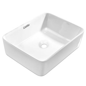 Ceramic Bathroom Basin Sink Vanity Above Counter Basins Bowl – White