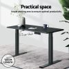 Motorised Standing Desk Desktop Electric Sit Stand Table – 120x60x2.5 cm, Black