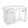 Computer Desk Drawer Cabinet White