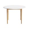 Dining Table Round White 108CM Diameter Demi