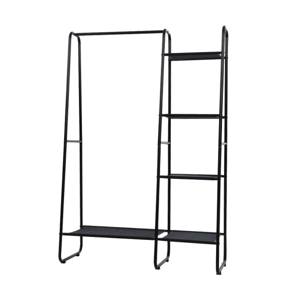 Closet Storage Rack Clothes Hanger Shelf Garment Rail Stand Wardrobe Organiser