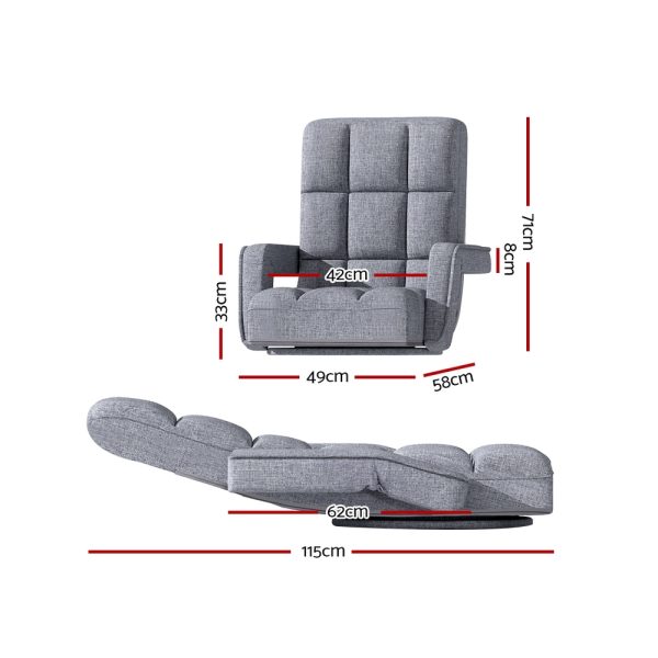 Floor Sofa Bed Lounge Chair Recliner Chaise Chair Swivel