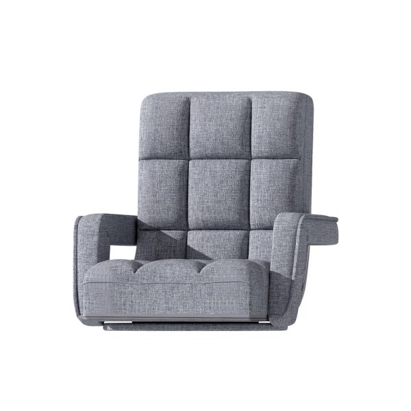 Floor Sofa Bed Lounge Chair Recliner Chaise Chair Swivel – Grey