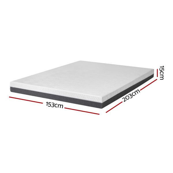 Bedding Memory Foam Mattress Bed Cool Gel Non Spring 15cm Queen