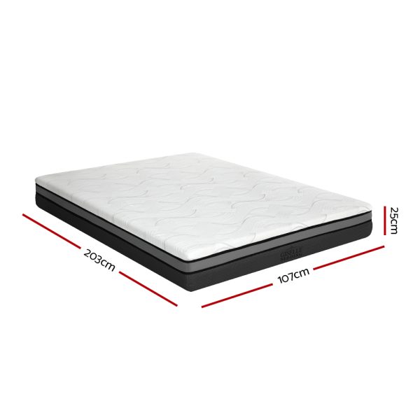 Memory Foam Mattress Bed Cool Gel Comfort King Single 25cm