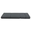 Bedding Foldable Mattress Folding Foam Bed Floor Mat Grey