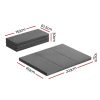 Bedding Foldable Mattress Folding Foam Queen Grey