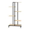 Plant Stand 6 Tier Metal Zigzag Flower Pot Shelf