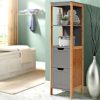 Bathroom Cabinet Tallboy Furniture Toilet Storage Laundry Cupboard 115cm