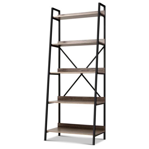 Bookshelf Metal Bookcase Bookshelves Oak Book Shelf Display Storage