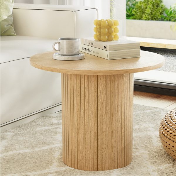 Coffee Table Round Fluted Base PIIA