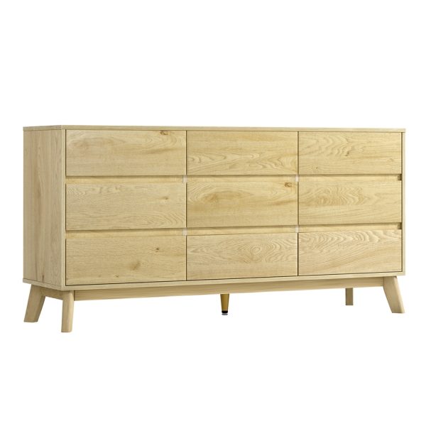 9 Chest of Drawers Tallboy Cabinet – XAVI Pine