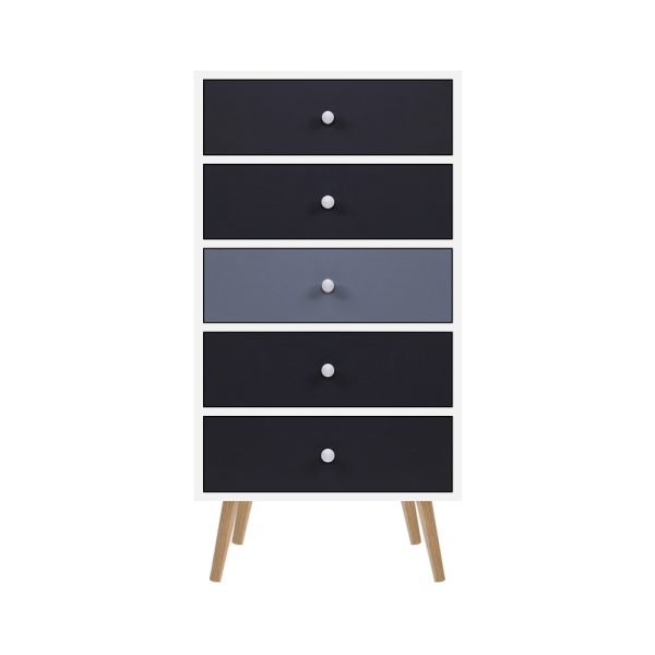 5 Chest of Drawers – BONDS White