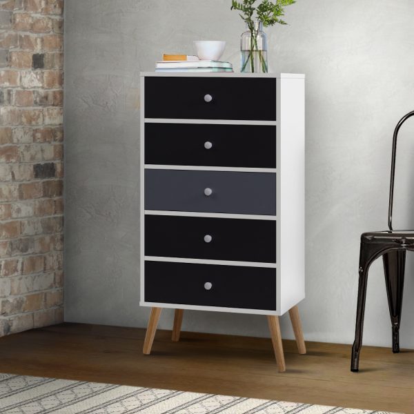 5 Chest of Drawers – BONDS White