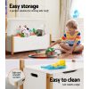 Kids Toy Box Chest Storage Blanket Children Organiser Seating Bench