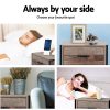 Bedside Table 2 Drawers – BARNLY