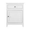 Bedside Tables Side Table Drawers Nightstand White