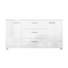 Buffet Sideboard High Gloss – White