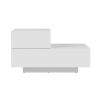 Bedside Tables LED 2 Drawers – REMI White