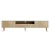 Entertainment Unit Alex TV Cabinet Storage Drawers 200CM