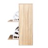 Shoe Cabinet Shoes Storage Rack 24 Pairs Organiser Shelf Cupboard Oak