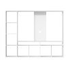 Entertainment Center Unit TV Stand TV Cabinet Open Shelves 183CM White