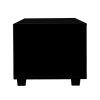 Porthcawl 140cm High Gloss TV Cabinet Stand Entertainment Unit Storage Shelf – Black