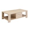 Coffee Table 1 Drawer Oak Maxi