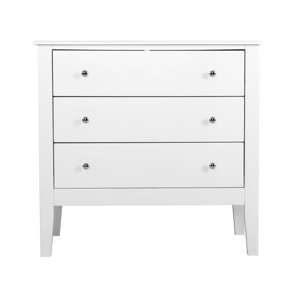 3 Chest of Drawers – BRITTANY White