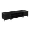 TV Cabinet Entertainment Unit 190cm Black Danson