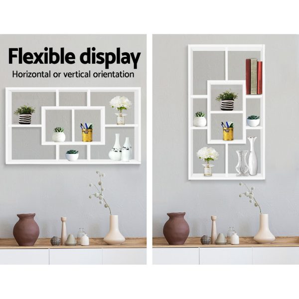 Floating Wall Shelves Bookshelf White