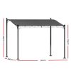 Gazebo Marquee 3m Outdoor Event Wedding Tent Camping Party Shade Iron Art Canopy Grey