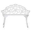 Victorian Garden Bench – White